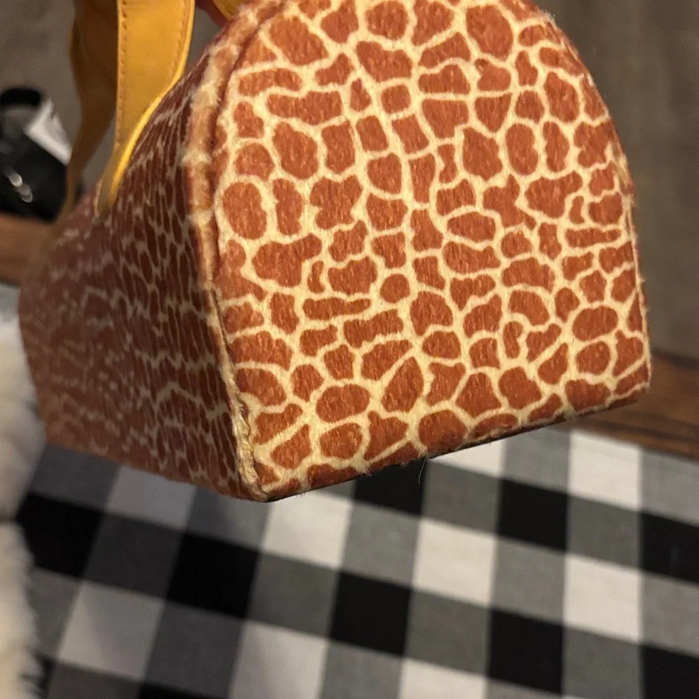 Faux Fur Wine Bag and Giraffe Print Wine Carrier Set restoration Hardware